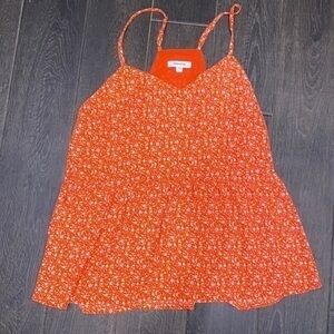 Mittoshop Floral chiffon tank top